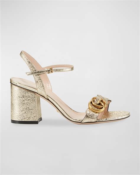 Neiman Marcus Gucci Marmont sandals